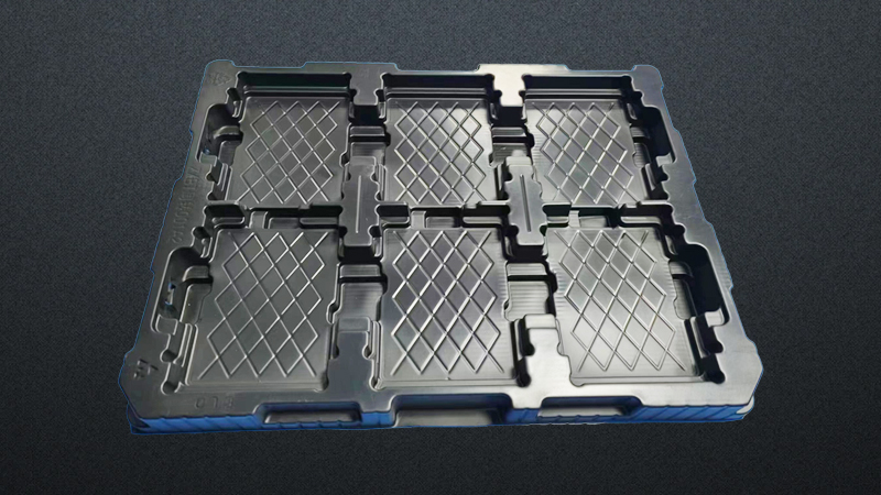 Blister packaging tray